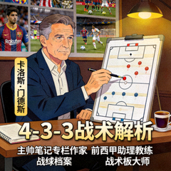 专家卡洛斯·门德斯 — 主帅笔记专栏作家，前西甲助理教练，战术板大师